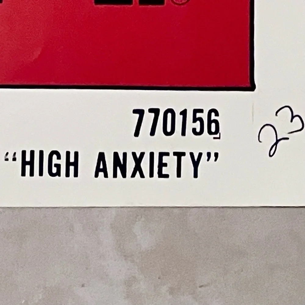 HIGH ANXIETY Original 1977 Poster / Mel Brooks Comedy / Some Defects / Colorful - Picture 7 of 11